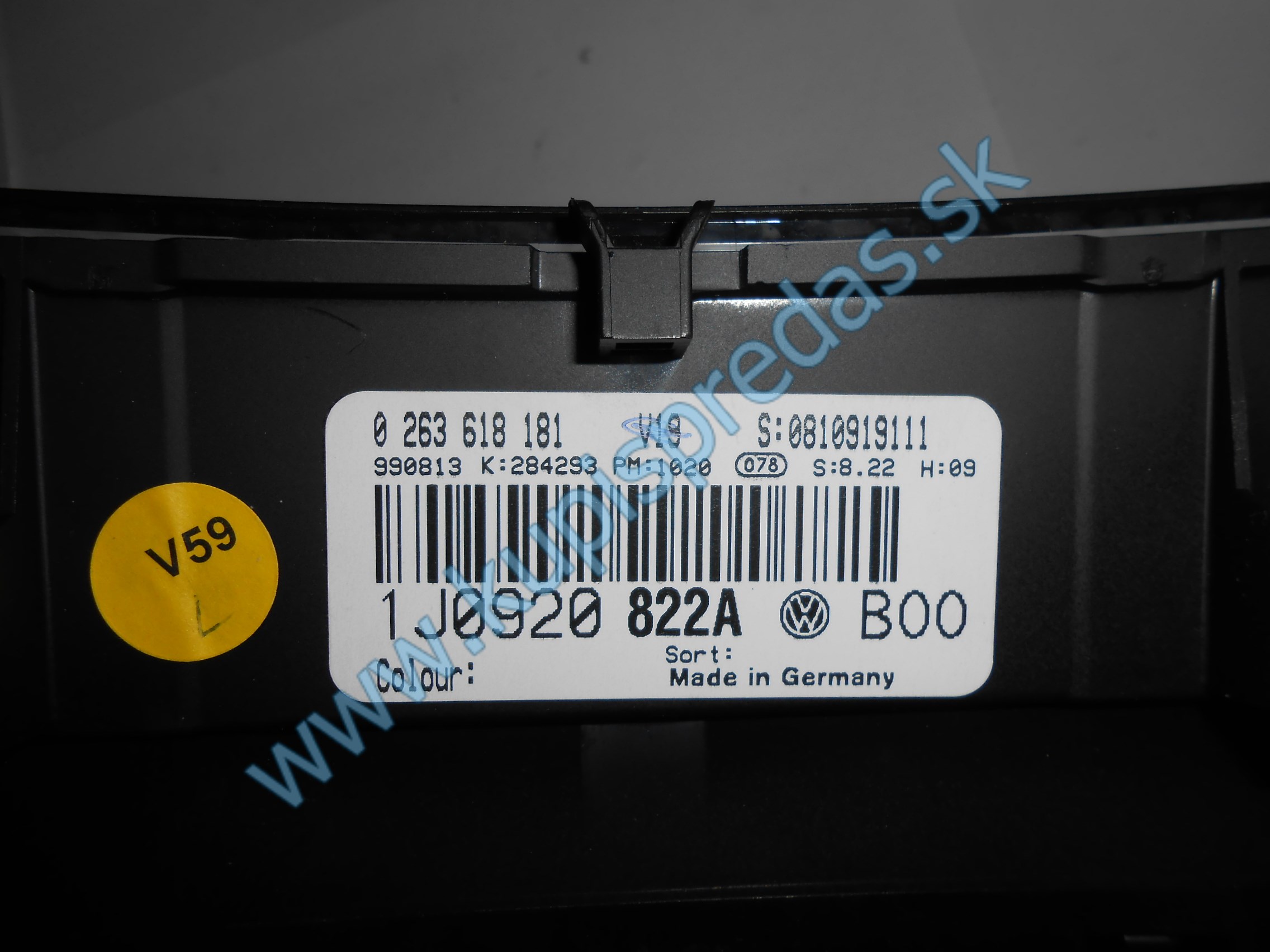 Budiky VW Golf IV / benzinové, polodot /